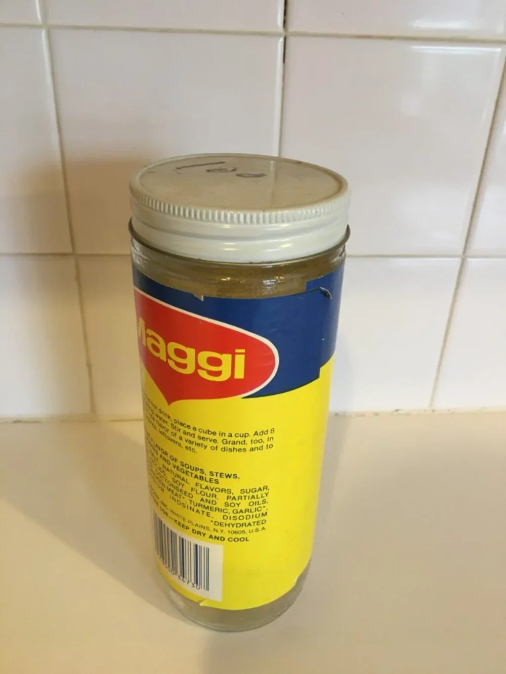 Vintage Maggi Chicken Bouillon Jar